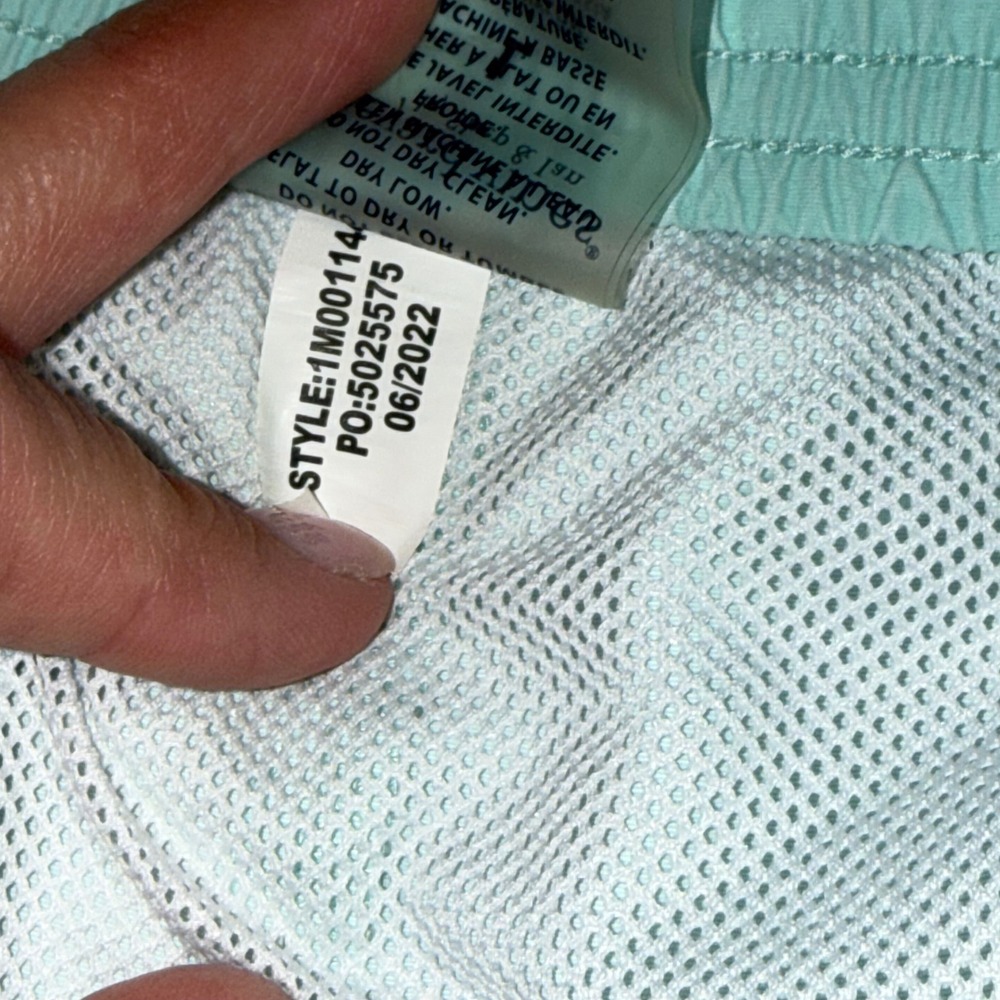 Vineyard Vines Swim Trunks Men L Mint Green EUC Mesh Lined Drawstring Beach - Picture 5 of 9